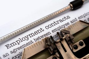 Employment contract on the website of wrongful termination attorneys Columbus