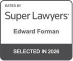 Rated By Super Lawyers Edward Forman Selected in 2026
